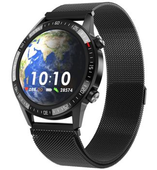 Smartwatch męski na czarnej bransolecie Garett GT24S RT czarny,stalowy.2.jpg